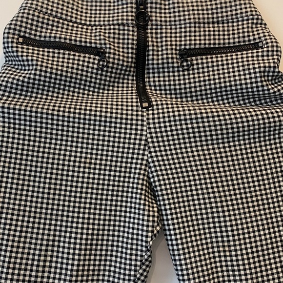 Urban Outfitters High Waisted Size 2 Pocket Checkered Pants - Picture 6 of 8